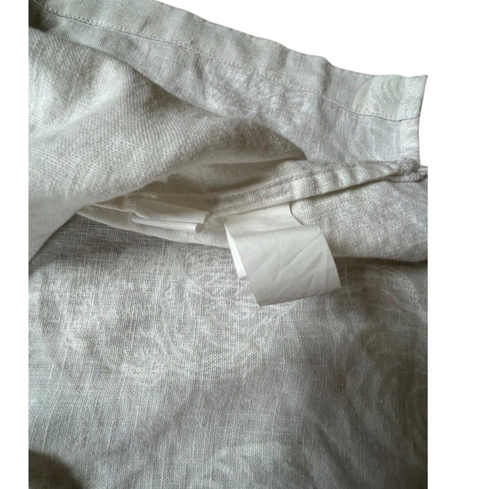 Lilly Pulitzer Linen Shirt Dress Size 10 White, Shells Print - Picture 7 of 7